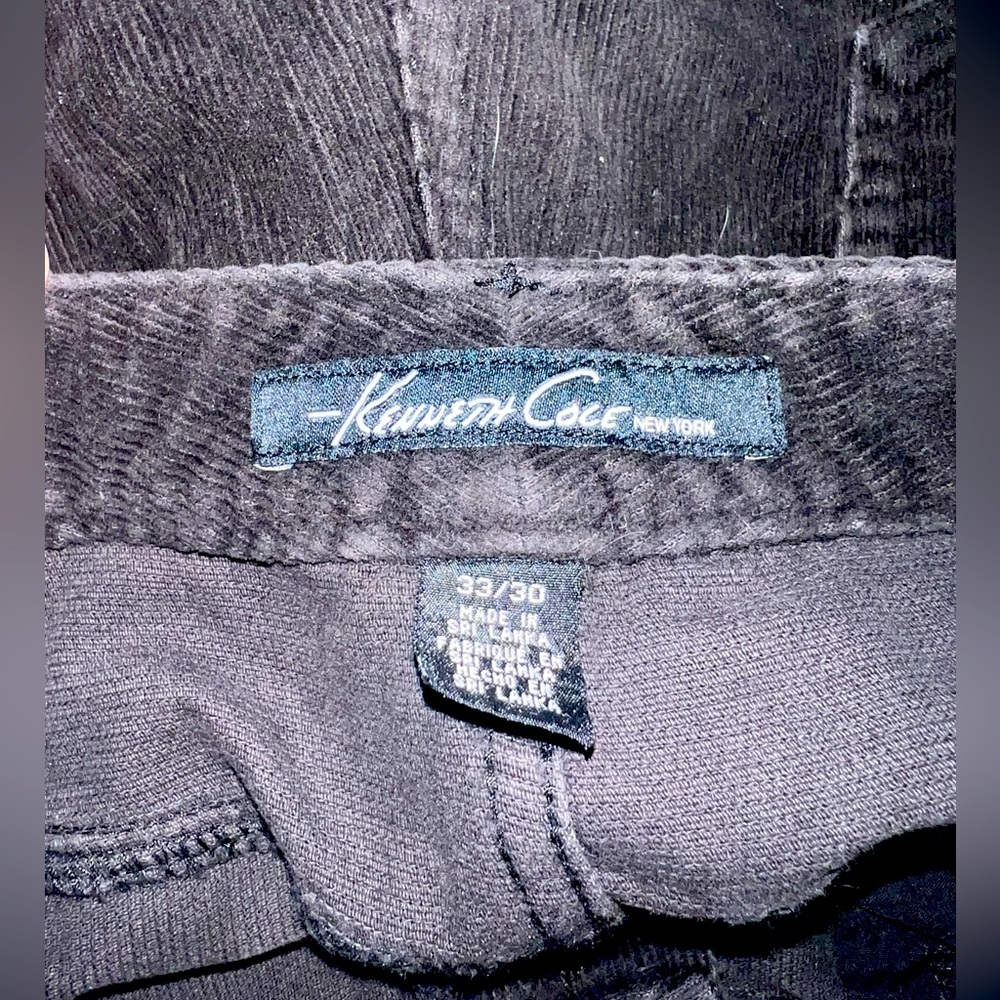 Kenneth Cole NY, Black Corduroy